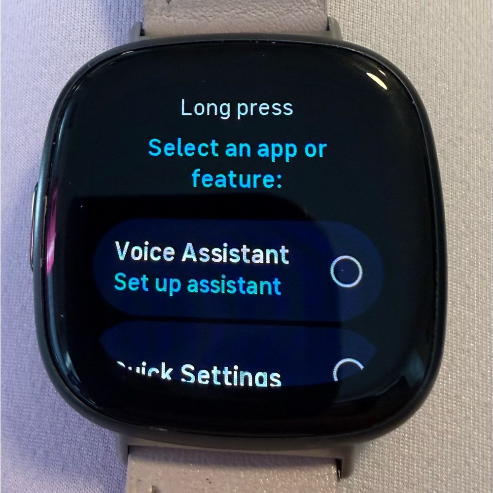 Fitbit Versa 4 Smartwatch - Black and Beige - Picture 5 of 6